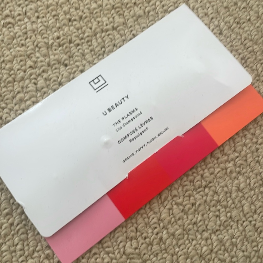 NIB U Beauty The Plasma Lip Compound set of 4 sampler